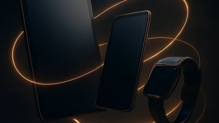 PKTK COM Multiple devices floating in harmony